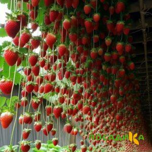 Клубника ампельная Анастасия купить по цене от 370р. в интернет-магазине «Посадика» с доставкой почтой в в Цивильске и по всей России – [изображение №1].
